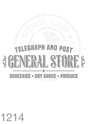 general store sign template